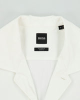 Hugo Boss Ned Relaxed Fit Stretch Boxy Camp Collar Short Sleeve Shirt - M