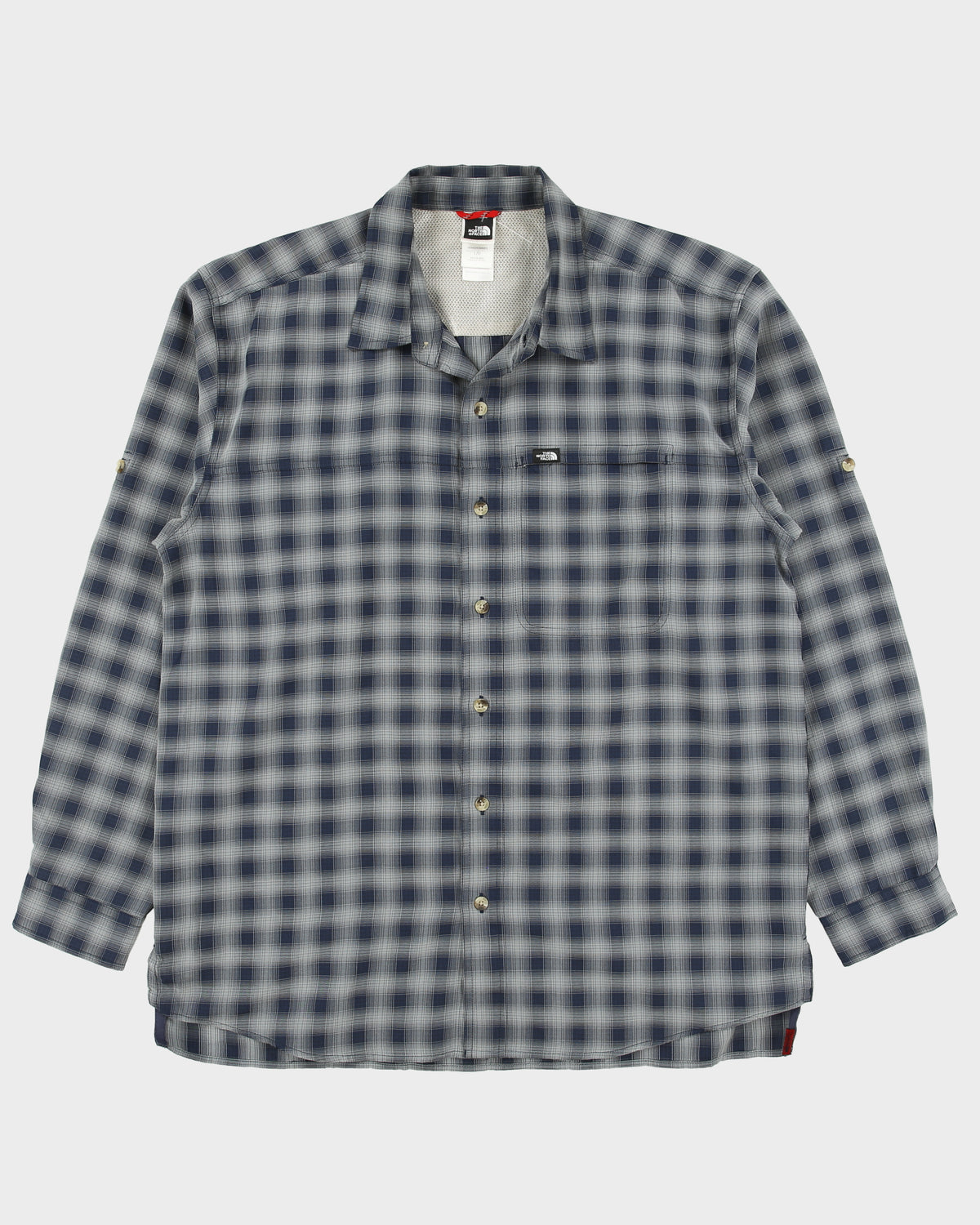 Vintage Y2K 00s The North Face Plaid Long Sleeve Hiking Shirt - L