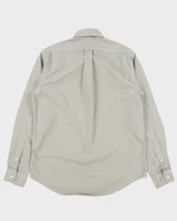 Vintage Polo Ralph Lauren Khaki Custom Fit Long Sleeve Oxford Shirt - S