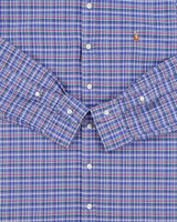 Vintage Ralph Lauren Tartan Plaid Slim Fit Long Sleeve Stretch Oxford Shirt - S