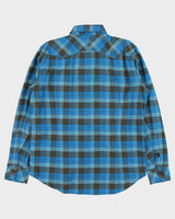 Vintage Diesel Plaid Pearl Snap Button Long Sleeve Western Shirt - XL