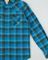 Vintage Diesel Plaid Pearl Snap Button Long Sleeve Western Shirt - XL