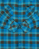 Vintage Diesel Plaid Pearl Snap Button Long Sleeve Western Shirt - XL