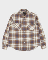 Vintage Stussy Plaid Long Sleeve Flannel Skater Shirt - S