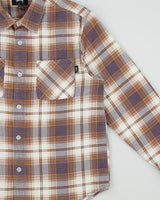 Vintage Stussy Plaid Long Sleeve Flannel Skater Shirt - S