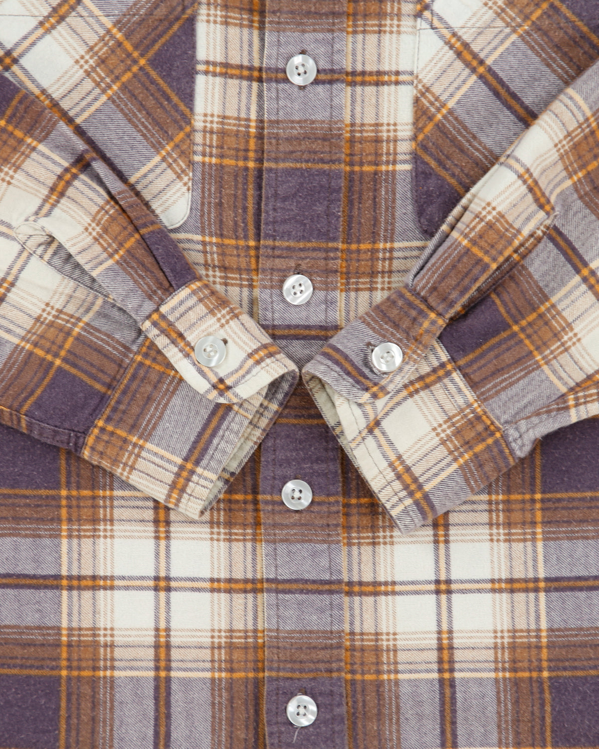 Vintage Stussy Plaid Long Sleeve Flannel Skater Shirt - S