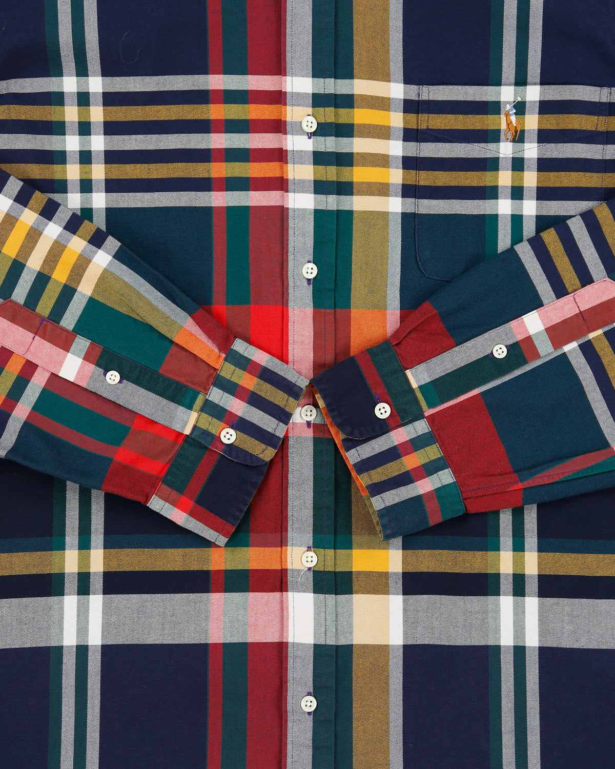 Vintage Ralph Lauren Classic Fit Checked Long Sleeve Shirt - XXL