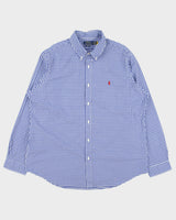 Vintage Polo Ralph Lauren Classic Fit Checked Long Sleeve Shirt - XXL
