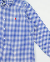 Vintage Polo Ralph Lauren Classic Fit Checked Long Sleeve Shirt - XXL