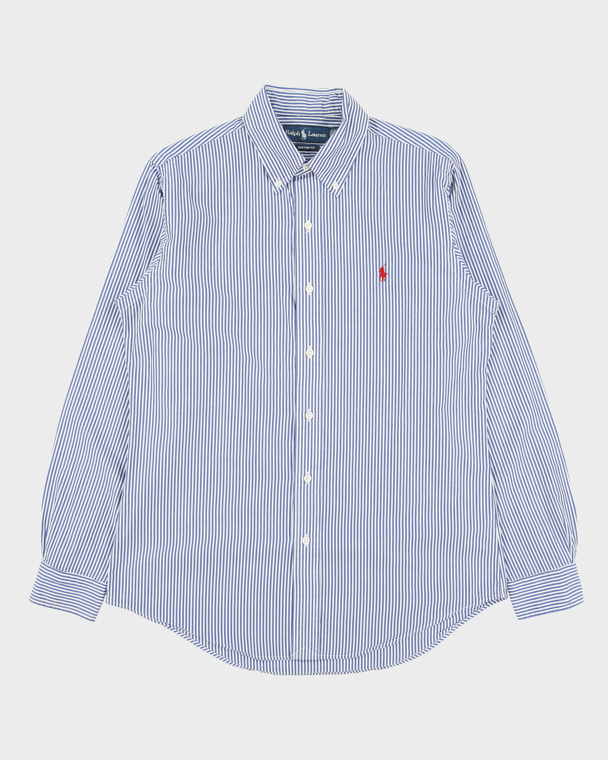 Vintage 1990s Ralph Lauren Striped Long Sleeve Shirt - M