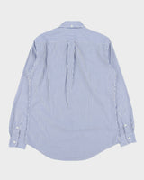 Vintage 1990s Ralph Lauren Striped Long Sleeve Shirt - M