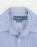 Vintage 1990s Ralph Lauren Striped Long Sleeve Shirt - M