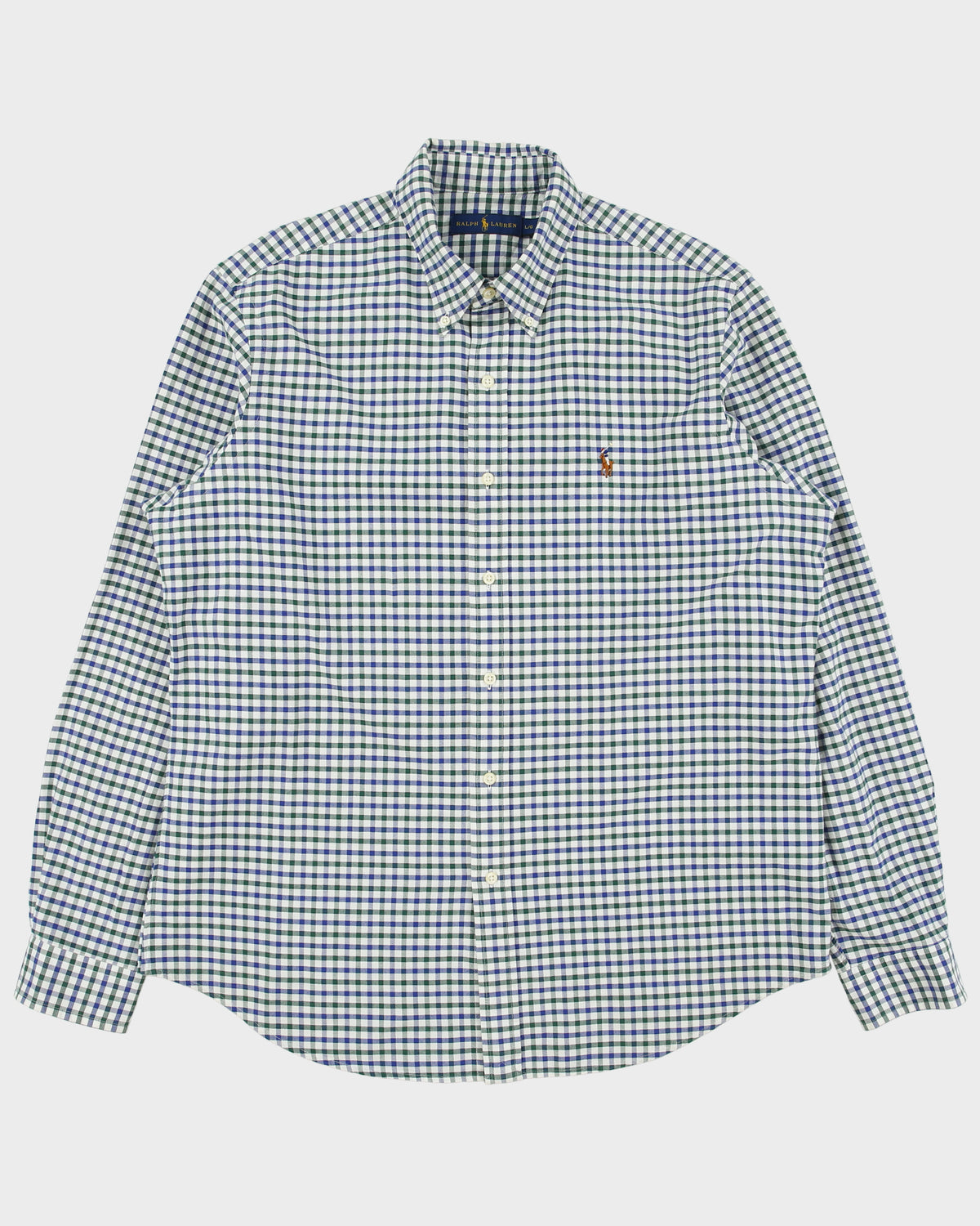 Vintage Ralph Lauren Checked Long Sleeve Shirt - L