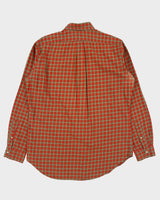 Vintage 1990s Ralph Lauren Classic Fit Checked Long Sleeve Shirt - M
