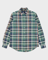 Vintage Ralph Lauren Classic Fit Checked Long Sleeve Shirt - S