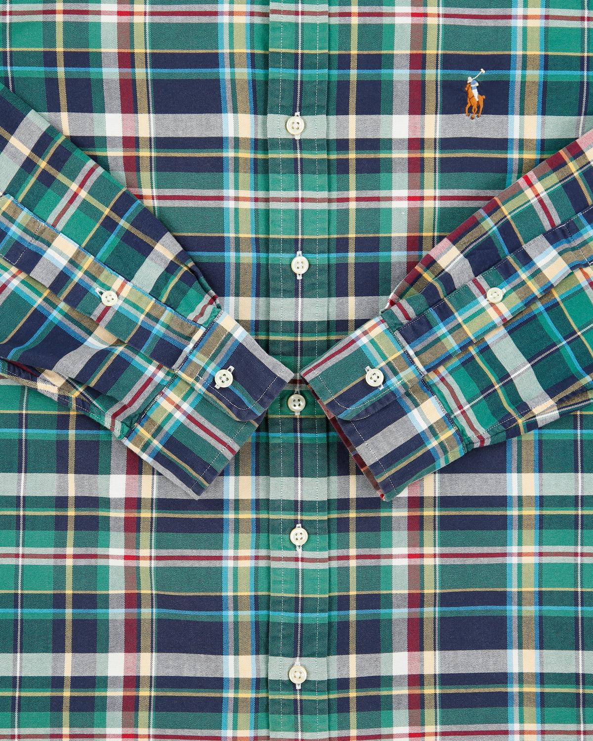 Vintage Ralph Lauren Classic Fit Checked Long Sleeve Shirt - S