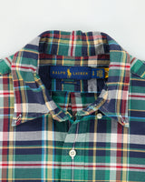 Vintage Ralph Lauren Classic Fit Checked Long Sleeve Shirt - S