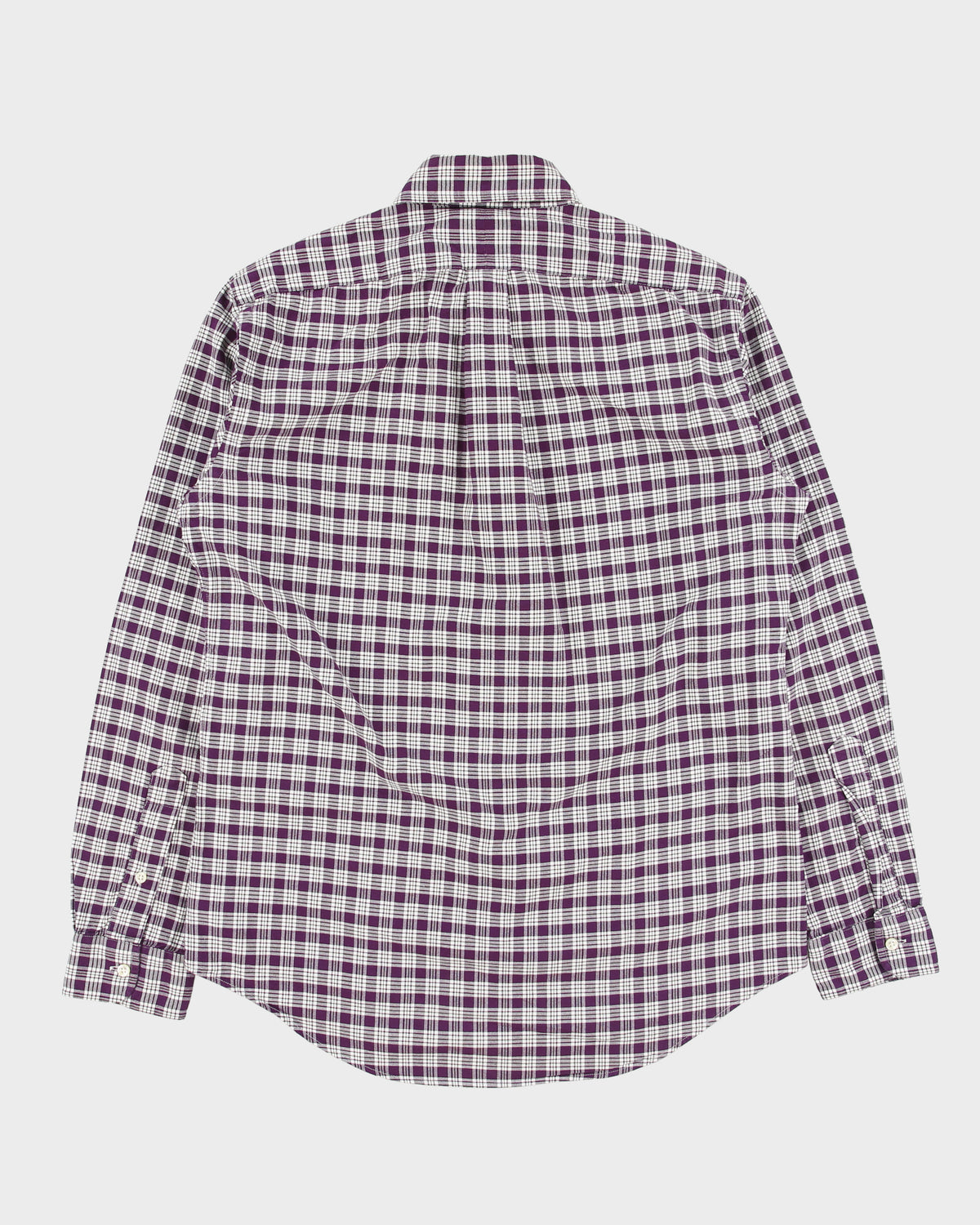 Vintage Ralph Lauren Classic Fit Checked Long Sleeve Shirt - S