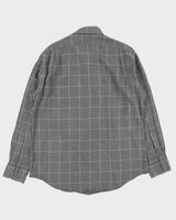 Vintage Polo Ralph Lauren Classic Fit Brushed Cotton Checked Long Sleeve Shirt - L