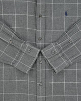 Vintage Polo Ralph Lauren Classic Fit Brushed Cotton Checked Long Sleeve Shirt - L