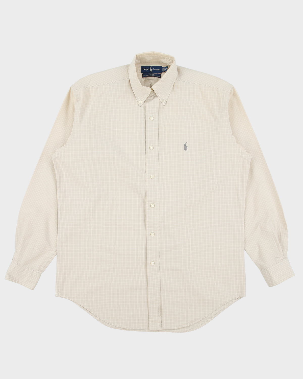 Vintage 1990s Ralph Lauren Blake Checked Long Sleeve Shirt - S