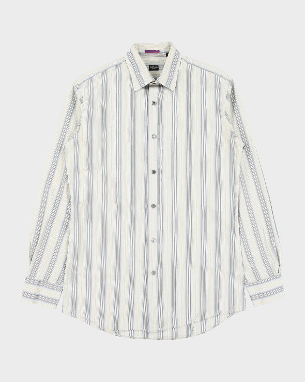 Vintage Y2K 00s Paul Smith Striped Long Sleeve Shirt - M