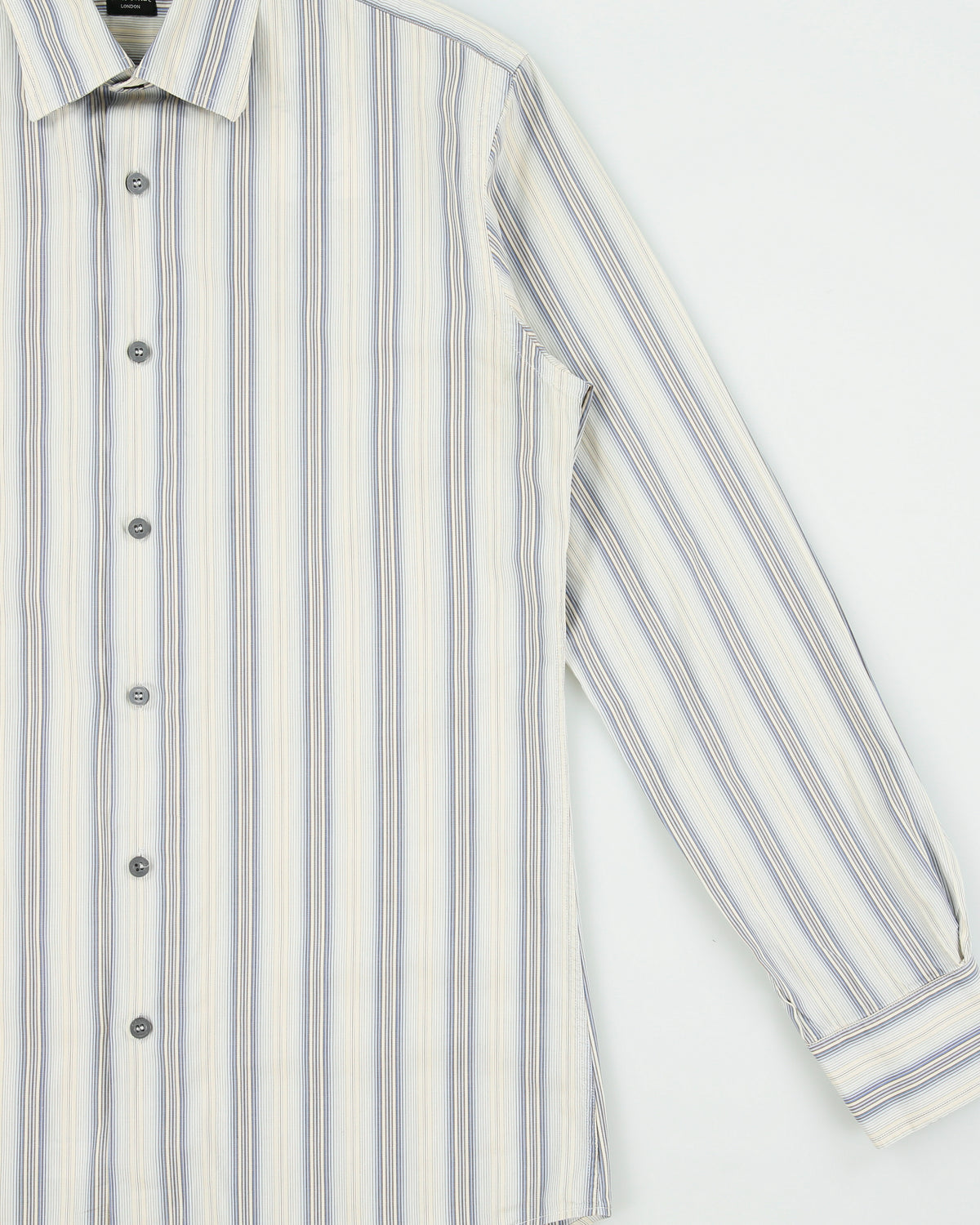 Vintage Y2K 00s Paul Smith Striped Long Sleeve Shirt - M