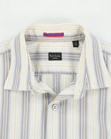 Vintage Y2K 00s Paul Smith Striped Long Sleeve Shirt - M