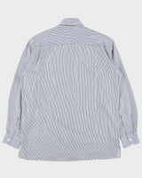 Vintage Y2K 00s Ermenegildo Zegna Striped Long Sleeve Pocket Shirt - L