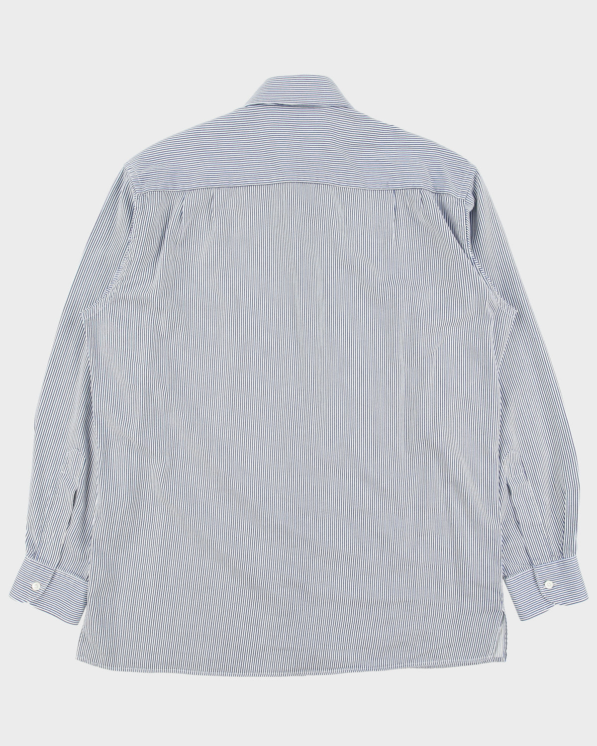 Vintage Y2K 00s Ermenegildo Zegna Striped Long Sleeve Pocket Shirt - L