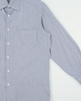 Vintage Y2K 00s Ermenegildo Zegna Striped Long Sleeve Pocket Shirt - L