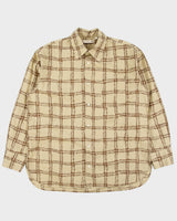 Marni x Uniqlo Caramel Patterned Long Sleeve Oversized Shirt - L