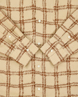 Marni x Uniqlo Caramel Patterned Long Sleeve Oversized Shirt - L