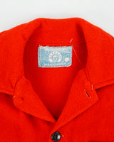 Vintage 1960s Woolmaster By Buffalo Wool Made In America Long Sleeve Over Shirt - L