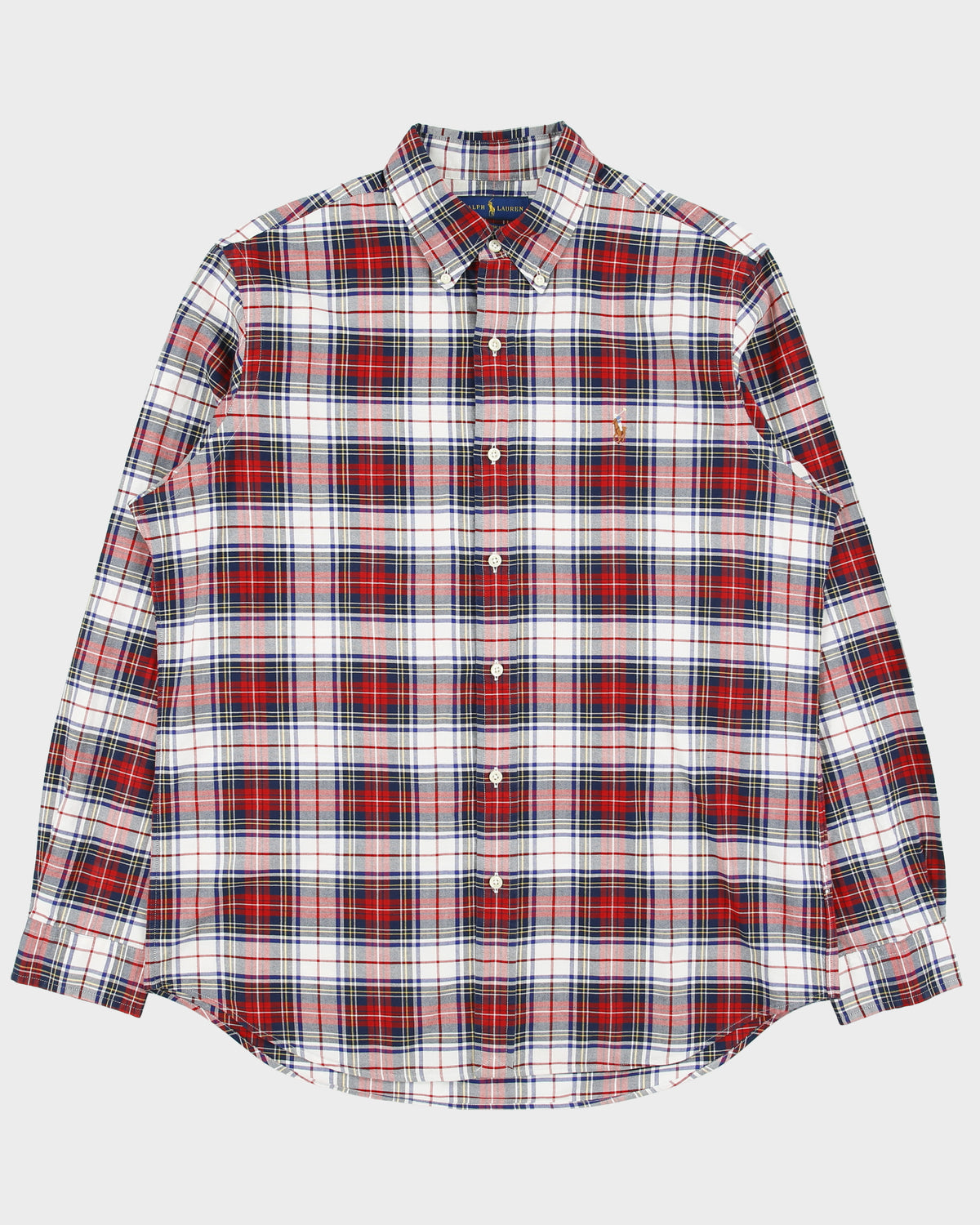 Vintage Ralph Lauren Tartan Classic Fit Long Sleeve Shirt - L