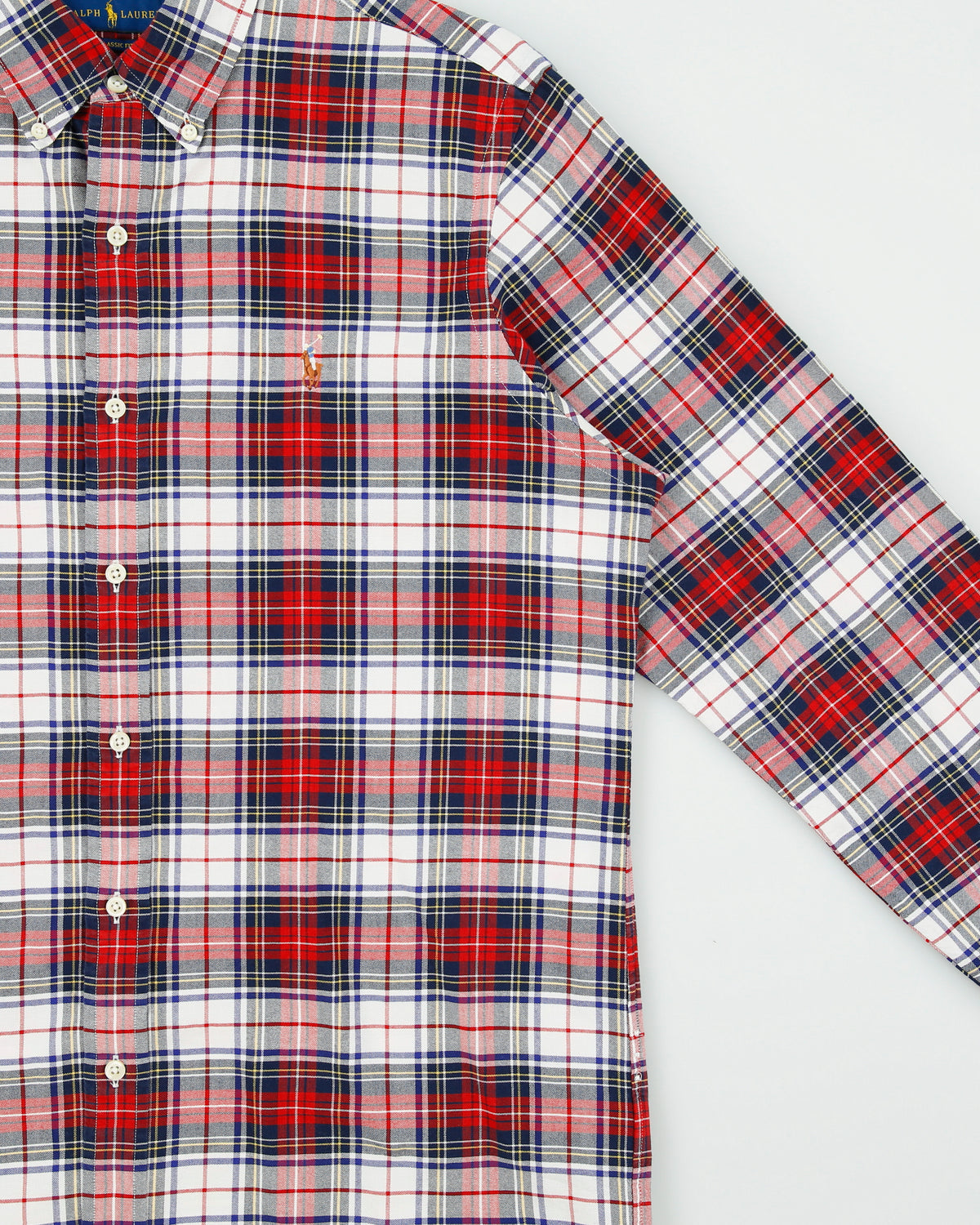 Vintage Ralph Lauren Tartan Classic Fit Long Sleeve Shirt - L