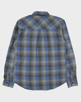 Vintage Y2K 00s DC Shoe Co. Plaid Long Sleeve Flannel Shirt - L