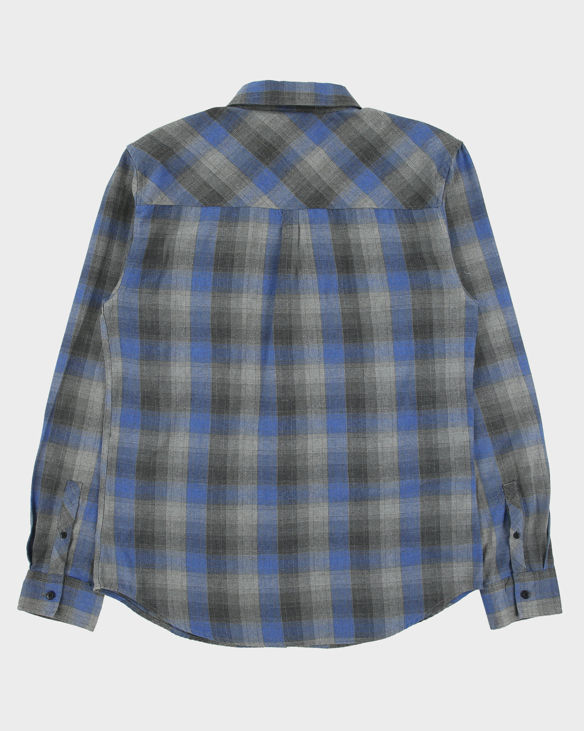 Vintage Y2K 00s DC Shoe Co. Plaid Long Sleeve Flannel Shirt - L