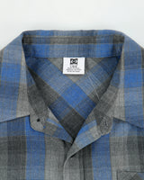 Vintage Y2K 00s DC Shoe Co. Plaid Long Sleeve Flannel Shirt - L