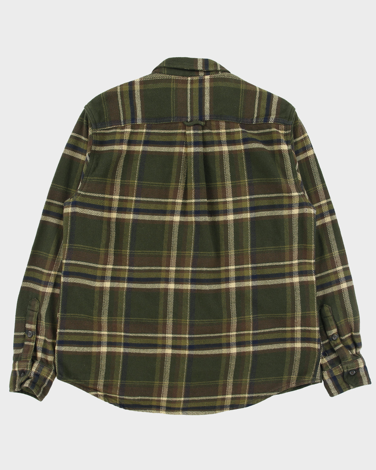 Vintage Orvis Heavyweight Plaid Long Sleeve Flannel Over Shirt - L