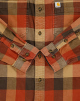 Vintage Carhartt Plaid Relaxed Fit Long Sleeve Flannel Shirt - M