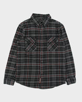 Vintage Y2K 00s Independent Truck Company Plaid Long Sleeve Flannel Skater Shirt - M