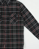 Vintage Y2K 00s Independent Truck Company Plaid Long Sleeve Flannel Skater Shirt - M