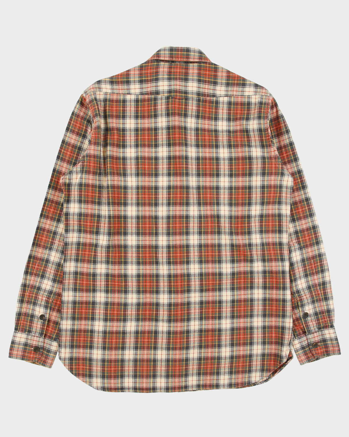 Vintage Y2K 00s Polo Ralph Lauren Tartan Long Sleeve Flannel Utility Shirt - M