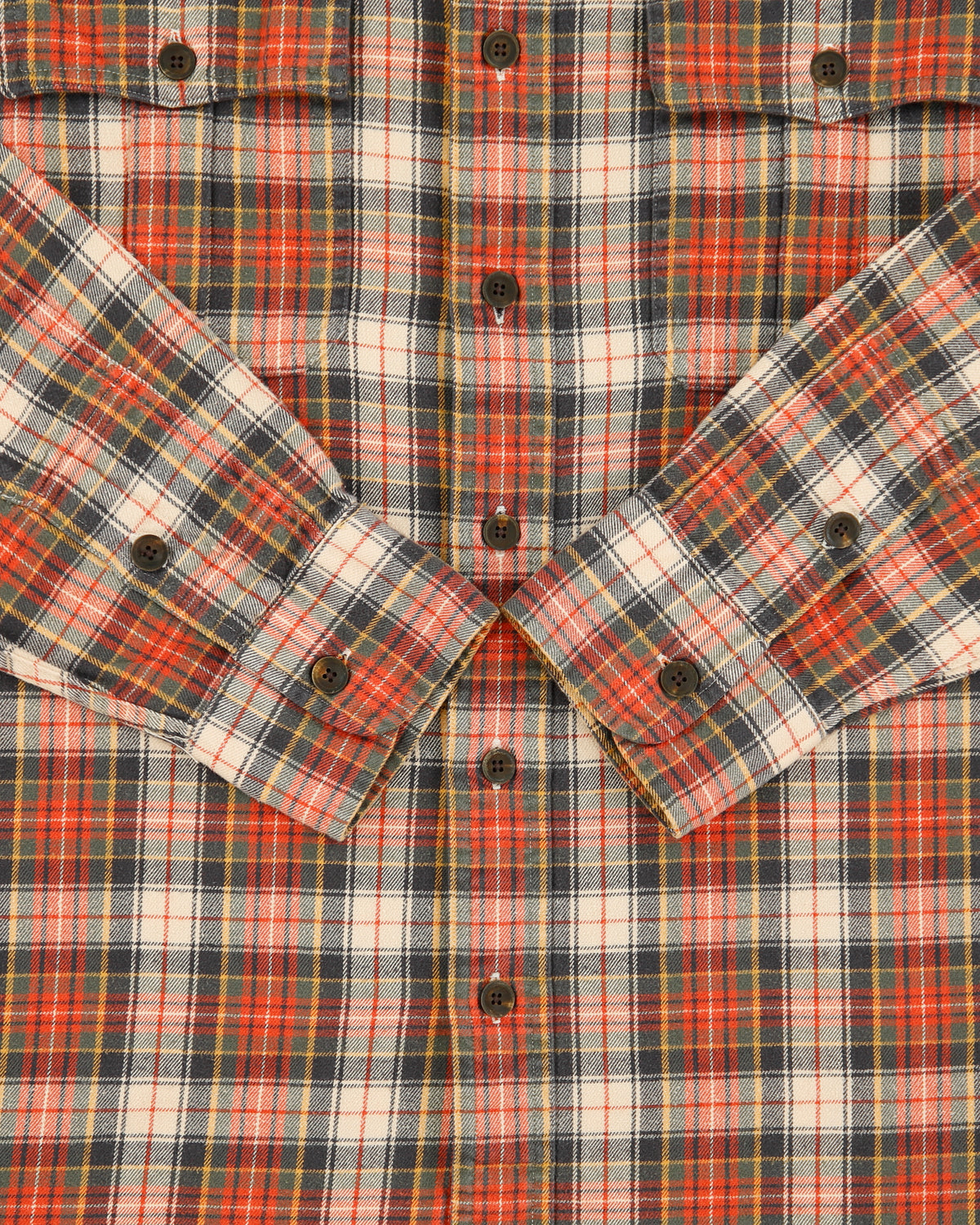 Vintage Y2K 00s Polo Ralph Lauren Tartan Long Sleeve Flannel Utility Shirt - M