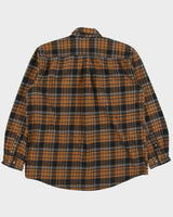 Vintage Carhartt Plaid Heavyweight Long Sleeve Flannel Shirt - XL