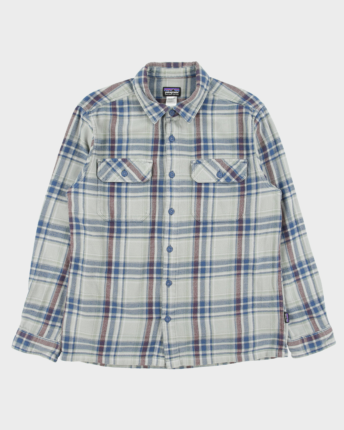Vintage Patagonia Organic Plaid Long Sleeve Flannel Shirt - M