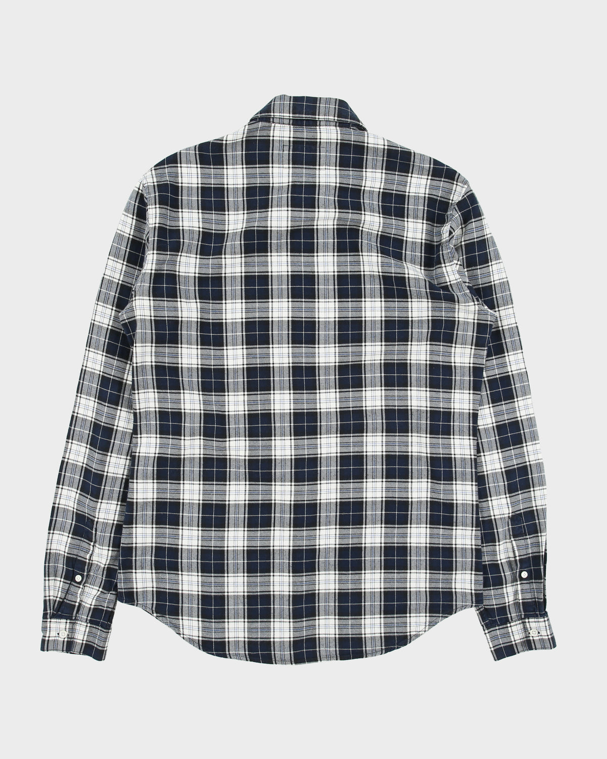 Sandro Paris Tartan Plaid Casual Long Sleeve Flannel Shirt - M