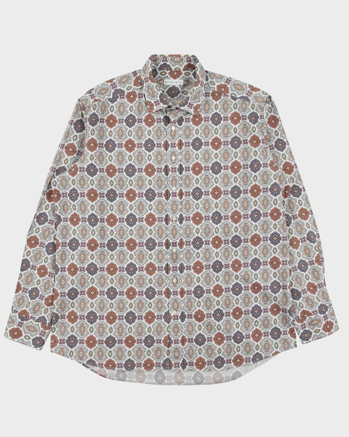 Vintage Etro Paisley Ornate Long Sleeve Patterned Shirt - XL
