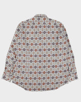Vintage Etro Paisley Ornate Long Sleeve Patterned Shirt - XL